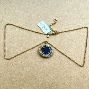 NWT J. Crew Long Gold and Black Necklace